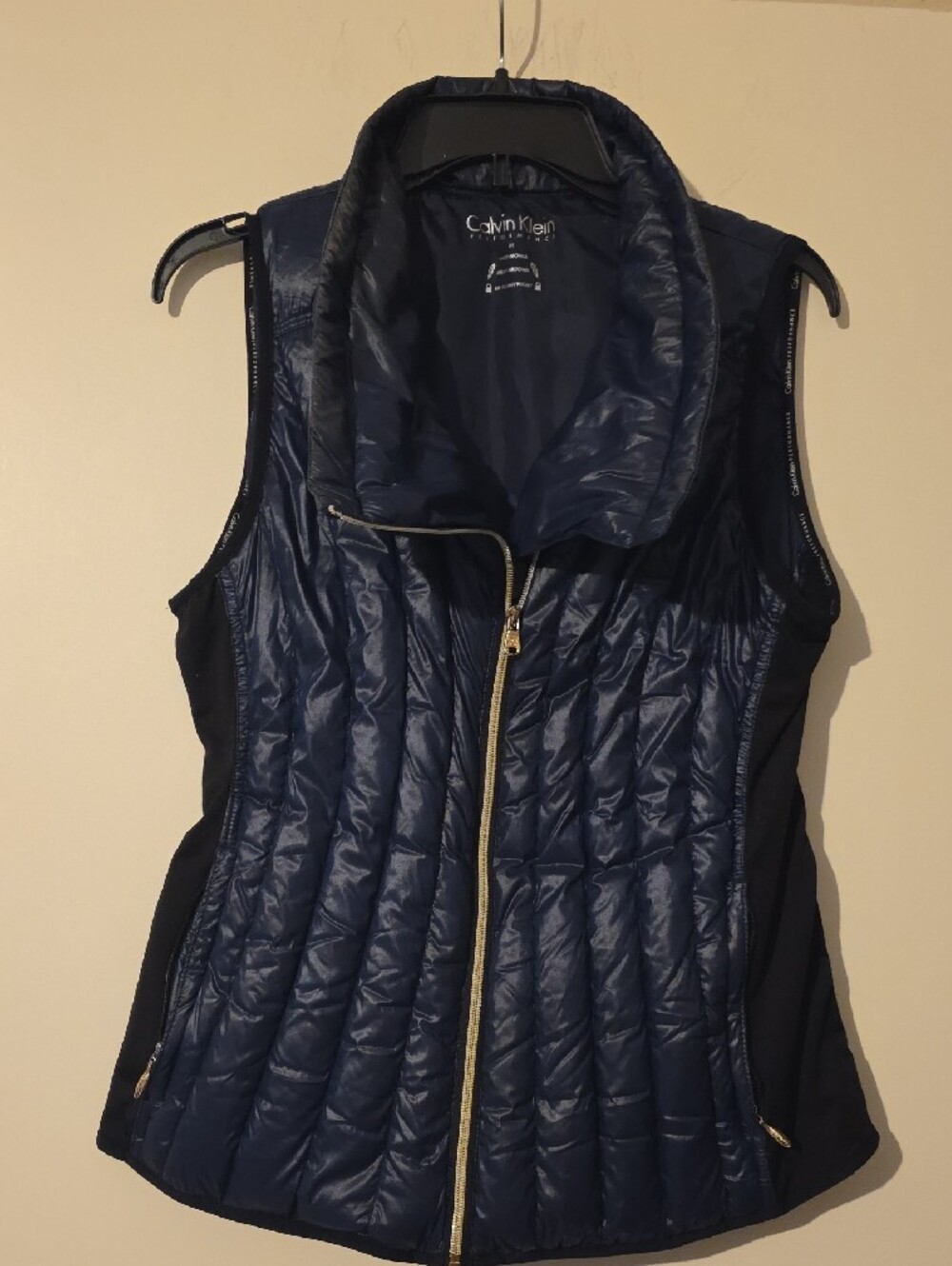 Calvin Klein Women's Dark Navy Quilted Puffer Vest